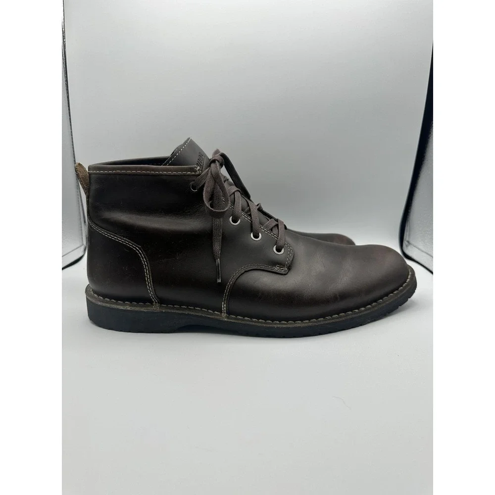 Danner Boots Mens 10.5 Brown‎ Leather Wolf Creek Chukka Vibram Sole Lace Up